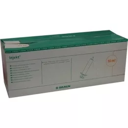 INJEKT Solo syringe 10 ml Luer eccentric PVC-fr., 100X10 ml