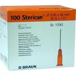 STERICAN Dental can Luer 0.5x40 mm, 100 pcs
