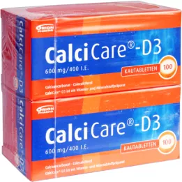 CALCICARE D3 chewable tablets, 200 pcs