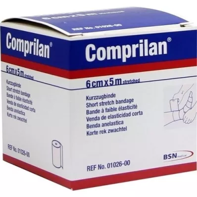 COMPRILAN elastic bandage 6 cmx5 m, 1 piece COMPRILAN elastic bandage 6 cmx5 m, 1 piece