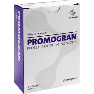 PROMOGRAN 28 sqcm sterile tamponades, 5 pieces