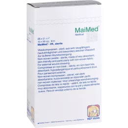 VLIESKOMPRESSEN 10x20 cm sterile 6-fold, 25X2 pcs