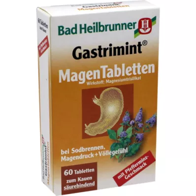 BAD HEILBRUNNER Gastrimint stomach tablets, 60 pcs BAD HEILBRUNNER Gastrimint stomach tablets, 60 pcs