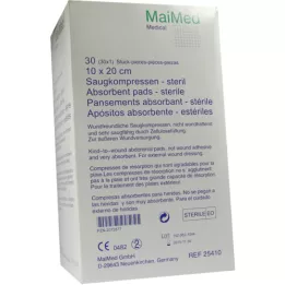 SAUGKOMPRESSEN sterile 10x20 cm, 30X1 pcs