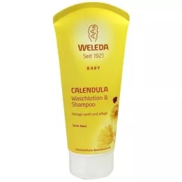 WELEDA Calendula washing lotion &amp; Shampoo, 200 ml
