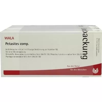 PETASITES comp. ampoules, 50X1 ml PETASITES comp. ampoules, 50X1 ml
