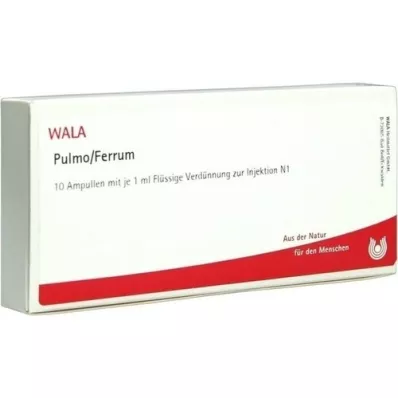 PULMO/FERRUM Ampoules, 10X1 ml