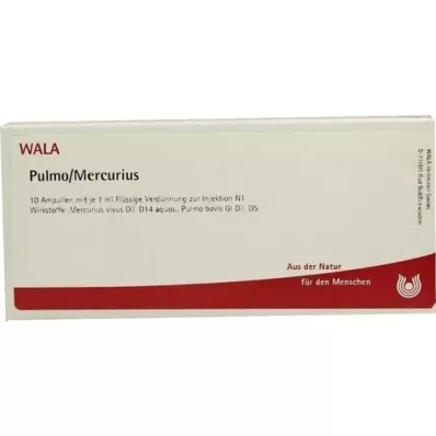 PULMO/MERCURIUS Ampoules, 10X1 ml