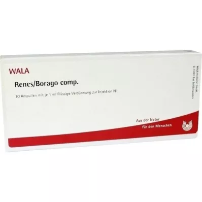 RENES/BORAGO comp. ampoules, 10X1 ml RENES/BORAGO comp. ampoules, 10X1 ml