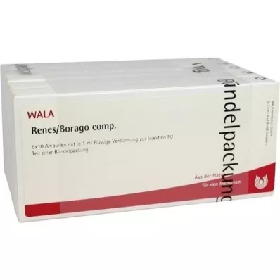 RENES/BORAGO comp. ampoules, 50X1 ml