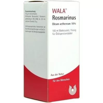 ROSMARINUS OLEUM aetherum 10%, 100 ml ROSMARINUS OLEUM aetherum 10%, 100 ml