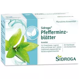 SIDROGA Peppermint leaves tea filter bags, 20X1.5 g