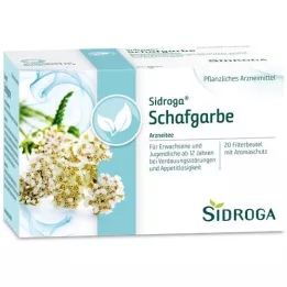 SIDROGA Yarrow tea filter bags, 20X1.5 g