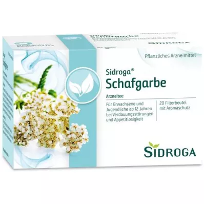 SIDROGA Yarrow tea filter bags, 20X1.5 g
