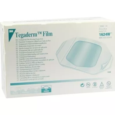 TEGADERM 3M film 6x7 cm 1624W, 100 pcs TEGADERM 3M film 6x7 cm 1624W, 100 pcs