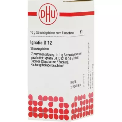 IGNATIA D 12 globules, 10 g IGNATIA D 12 globules, 10 g