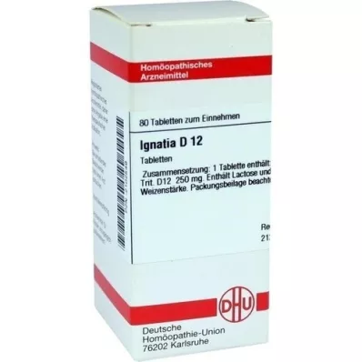 IGNATIA D 12 tablets, 80 pcs
