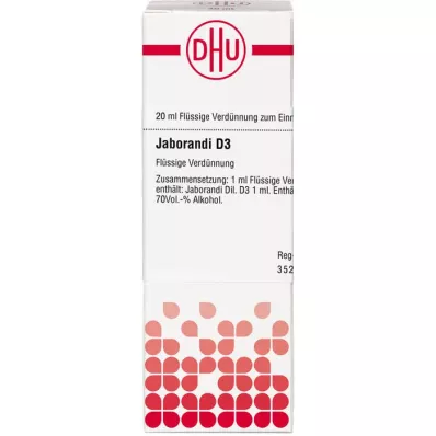JABORANDI D 3 dilution, 20 ml