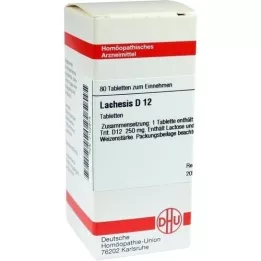 LACHESIS D 12 tablets, 80 pcs