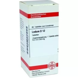 LEDUM D 12 tablets, 80 pcs
