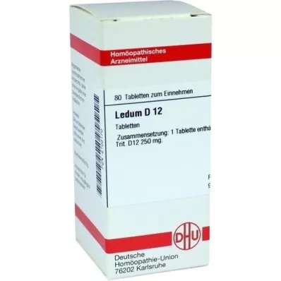 LEDUM D 12 tablets, 80 pcs