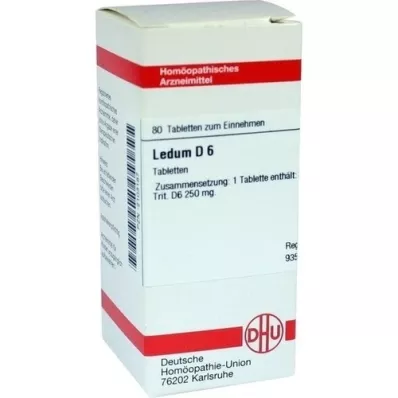 LEDUM D 6 tablets, 80 pcs