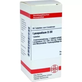 LYCOPODIUM D 30 tablets, 80 pcs