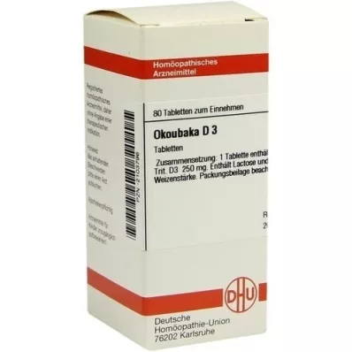 OKOUBAKA D 3 tablets, 80 pcs