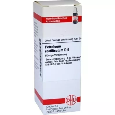 PETROLEUM RECTIFICATUM D 6 Dilution, 20 ml PETROLEUM RECTIFICATUM D 6 Dilution, 20 ml