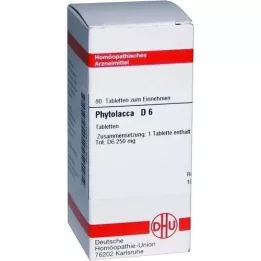 PHYTOLACCA D 6 tablets, 80 pcs