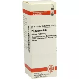 PHYTOLACCA D 6 Dilution, 20 ml
