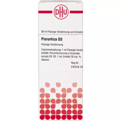 PICRORHIZA D 3 Dilution, 50 ml PICRORHIZA D 3 Dilution, 50 ml