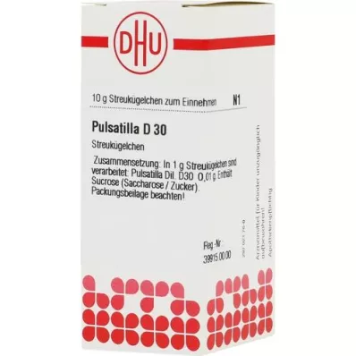 PULSATILLA D 30 globules, 10 g PULSATILLA D 30 globules, 10 g