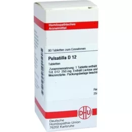 PULSATILLA D 12 tablets, 80 pcs
