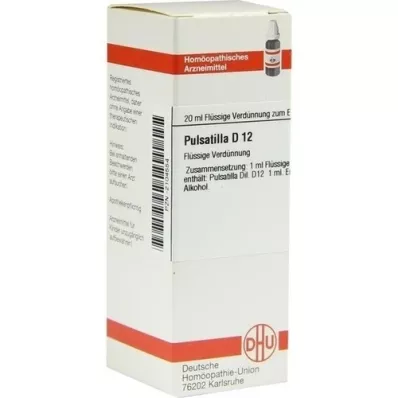PULSATILLA D 12 Dilution, 20 ml PULSATILLA D 12 Dilution, 20 ml