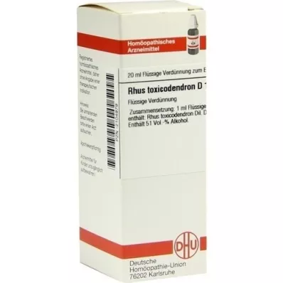 RHUS TOXICODENDRON D 12 Dilution, 20 ml
