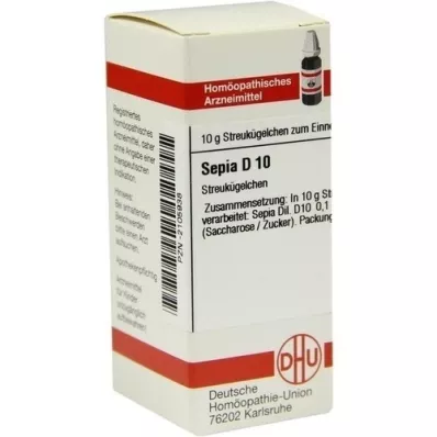 SEPIA D 10 globules, 10 g SEPIA D 10 globules, 10 g