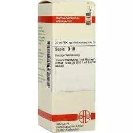 SEPIA D 10 dilution, 20 ml