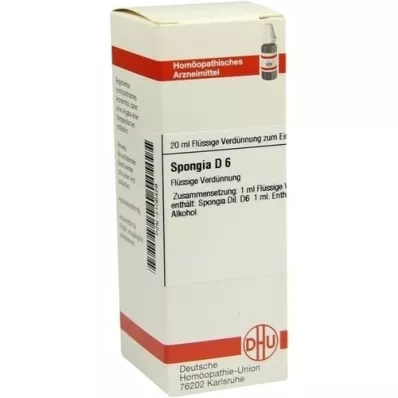 SPONGIA D 6 Dilution, 20 ml