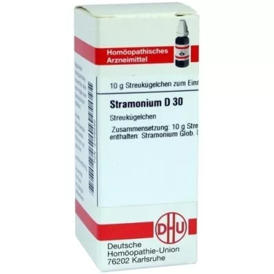 STRAMONIUM D 30 globules, 10 g STRAMONIUM D 30 globules, 10 g
