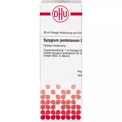 SYZYGIUM JAMBOLANUM D 2 Dilution, 20 ml