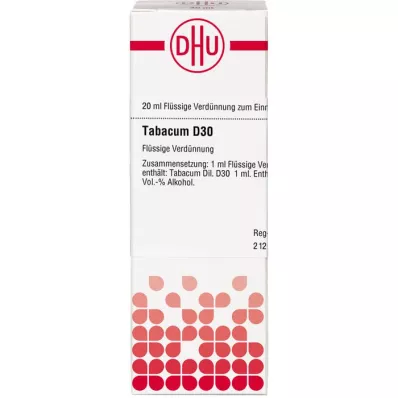 TABACUM D 30 Dilution, 20 ml