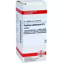 THALLIUM SULFURICUM D 6 tablets, 80 pcs