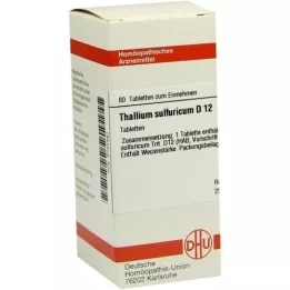 THALLIUM SULFURICUM D 12 tablets, 80 pcs