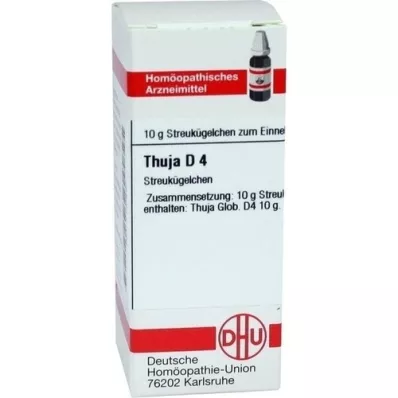 THUJA D 4 globules, 10 g