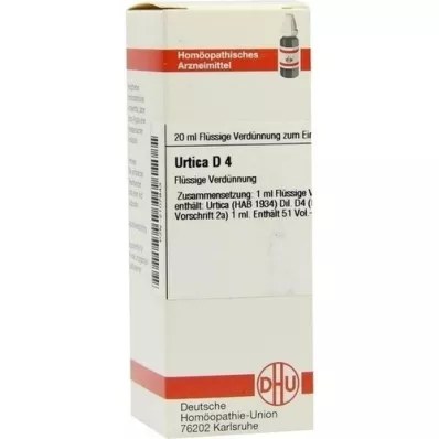 URTICA D 4 dilution, 20 ml