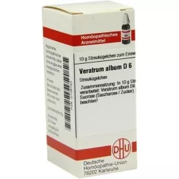 VERATRUM ALBUM D 6 globules, 10 g