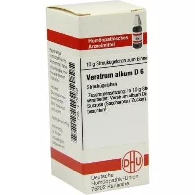 VERATRUM ALBUM D 6 globules, 10 g