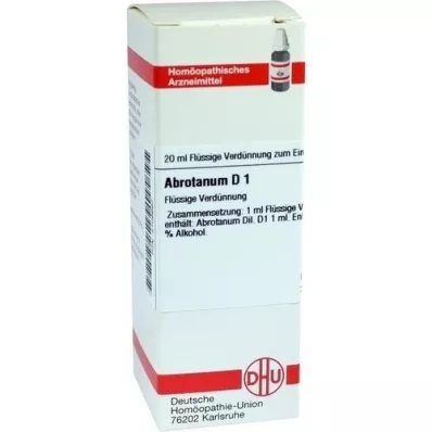 ABROTANUM D 1 Dilution, 20 ml