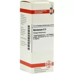 ABROTANUM D 3 dilution, 20 ml